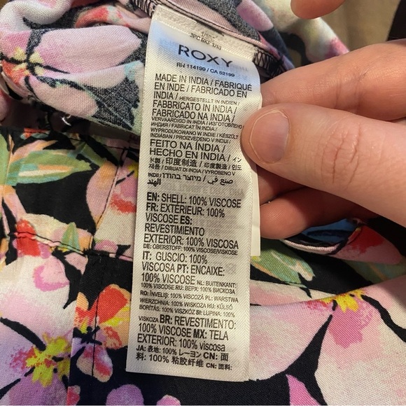 NWT Roxy Floral Pants Size XL - Picture 8 of 10